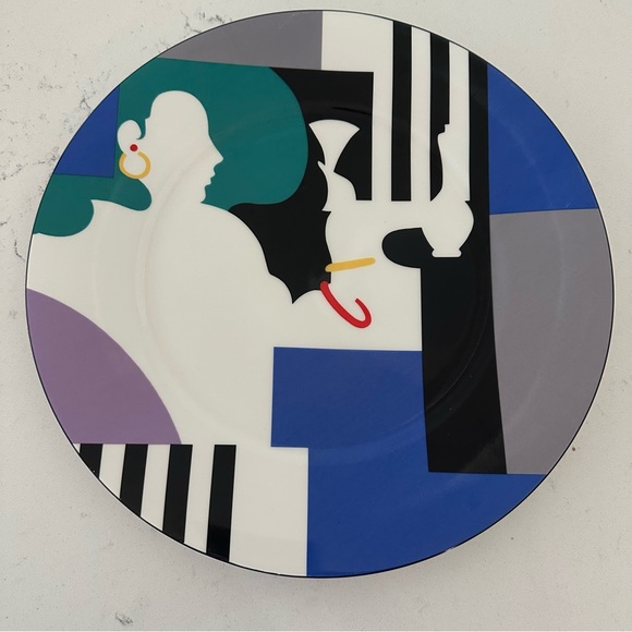 MIKASA 90”s “Fashionable Lady” Platter Maxima Cak15 Front Row Round Platter - Picture 2 of 10